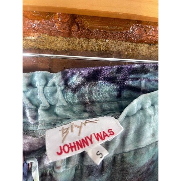 Johnny Was Biya Velvet Abstract Pants - Picture 3 of 4